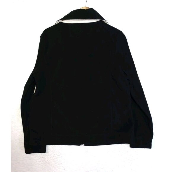 Lauren Ralph Lauren Women's Diamond Quilted Fleece Jacket Full Zip Size Large - Picture 3 of 12